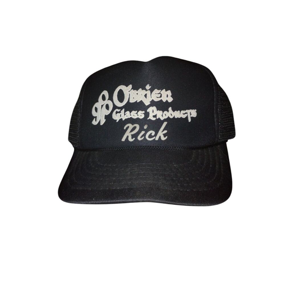 V15-Vintage '80s Glass Shop Product Trucker Snapback